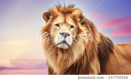 A fearless lion 137750508