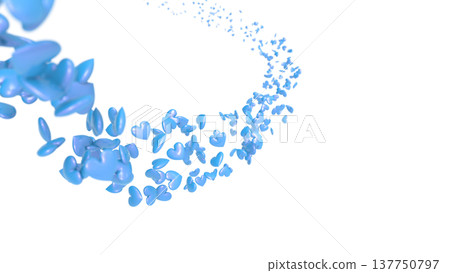 3D hearts dancing on a white background Abstract background: Love, gratitude, celebration, Valentine's Day, wedding 3D hearts dancing on a white background Abstract background: Love, gratitude, celebration, Valentine's Day, wedding 137750797