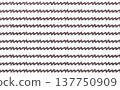 鋸齒狀線條圖案（白色×褐色） 137750909