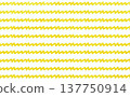鋸齒狀線條圖案（白×黃） 137750914