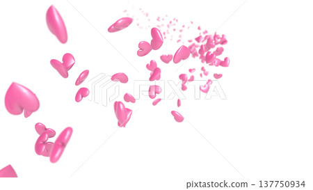3D hearts dancing on a white background Abstract background: Love, gratitude, celebration, Valentine's Day, wedding 3D hearts dancing on a white background Abstract background: Love, gratitude, celebration, Valentine's Day, wedding 137750934