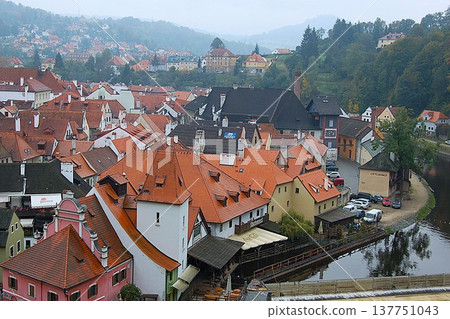 捷克克魯姆洛夫街景 137751043