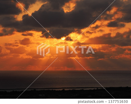 南海冬日落日 南海冬日落日 137751630