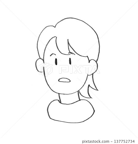 震驚的女人的插圖 137752734