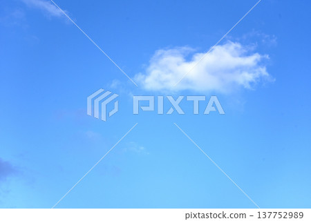 Blue background material - Blue sky Blue background material - Blue sky 137752989