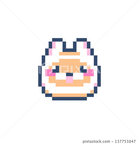 Pixel Art Cute Cat with Crown Icon. 8 Bit Retro Royal Kitty Character Illustration for Game Asset, Cross Stitch, Sticker, UI and Mobile Design Pixel Art Cute Cat with Crown Icon. 8 Bit Retro Royal Kitty Character Illustration for Game Asset, Cross Stitch, Sticker, UI and Mobile Design 137753847