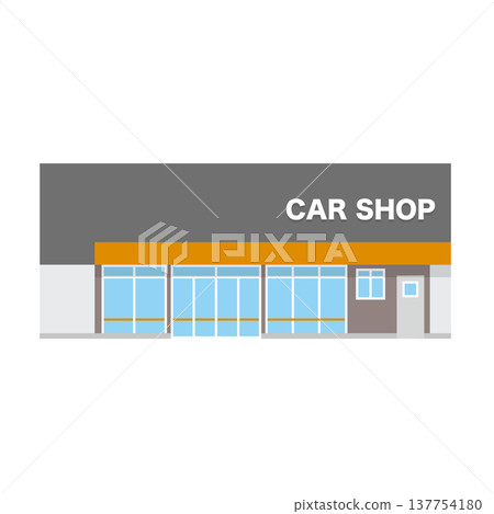 汽車修理廠建築插圖 137754180