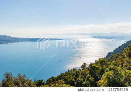 從鹿兒島縣鹿兒島市吉野公園看到的秋景。 從鹿兒島縣鹿兒島市吉野公園看到的秋景。 137754459