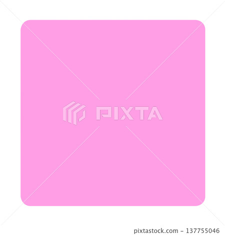 Simple pink squares with rounded corners, suitable for backgrounds and icons. 137755046