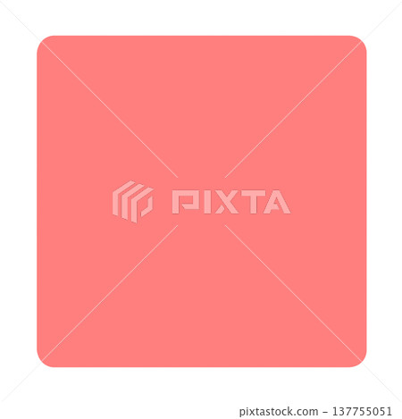 A simple light red square that can be used as a background or icon. 137755051