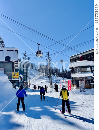 野澤溫泉日影滑雪場的景色 野澤溫泉日影滑雪場的景色 137755959