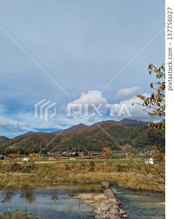 cloud, mountain, river 137756027
