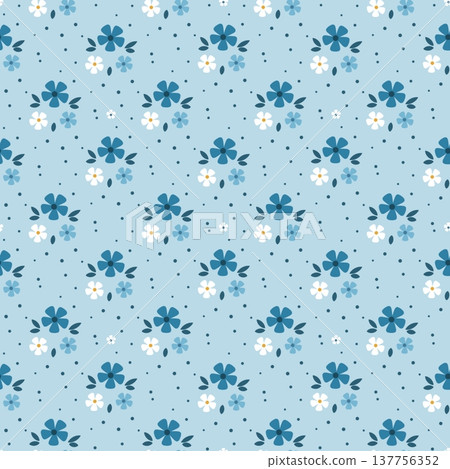 Tiny flowers background  137756352
