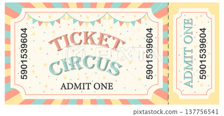 a circus ticket for one person 137756541