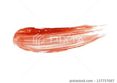 Red paint brush for background. Red paint brush for background. 137757087