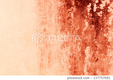 Red grunge metal texture background 137757091