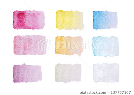 Set of glitter colorful hand paint background Set of glitter colorful hand paint background 137757167