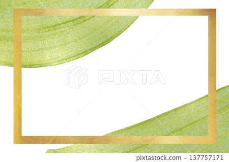 Golden frame on glitter dust dark background. Golden frame on glitter dust dark background. 137757171