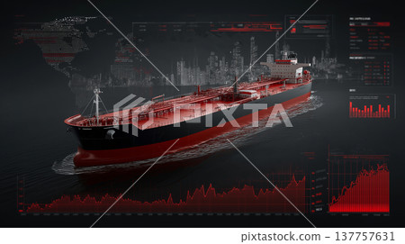 以油輪和世界經濟數據為代表的全球航運和物流圖景 以油輪和世界經濟數據為代表的全球航運和物流圖景 137757631