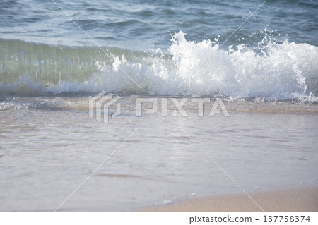 sand on the beach natural for background 137758374