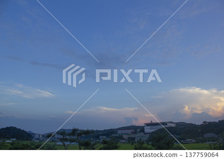 mountain, sky, sunset 137759064