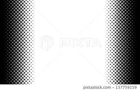 Halftone dot frame background Halftone dot frame background 137759159