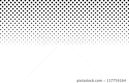 Simple and pop halftone dot background 137759164