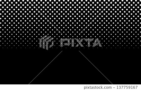 Simple and pop halftone dot background 137759167