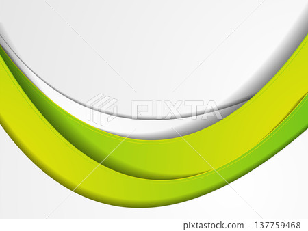 Grey and green elegant paper waves minimal abstract background Grey and green elegant paper waves minimal abstract background 137759468