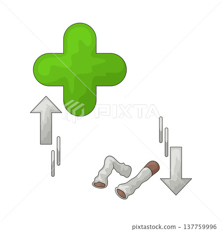 Illustration of No Smoking Health Illustration of No Smoking Health 137759996