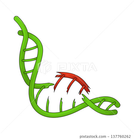 Illustration of Genetic Mutation 137760262