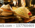 Traditional Vietnamese hats for sale at Hoi An night street market 137760469
