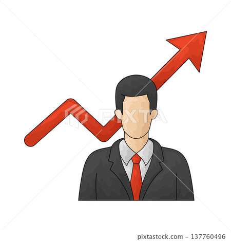 Illustration of Job Promotion 137760496