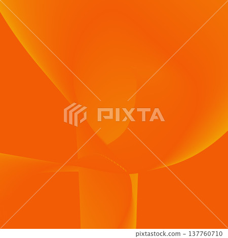 Abstract Orange Background with Wavy Lines 137760710
