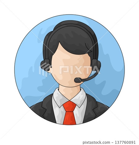Illustration of Customer Support Illustration of Customer Support 137760891