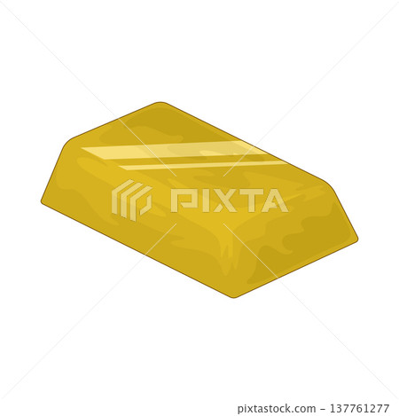 Illustration of Gold Bar Illustration of Gold Bar 137761277