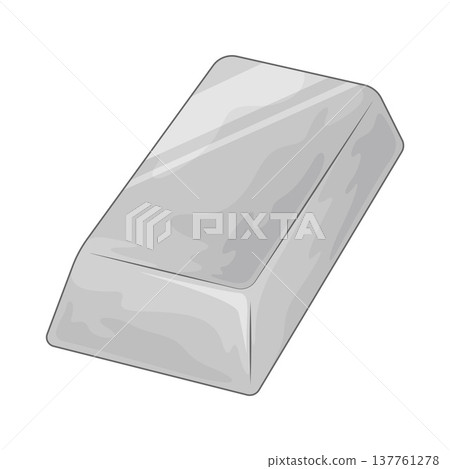 Illustration of Silver Bar Illustration of Silver Bar 137761278