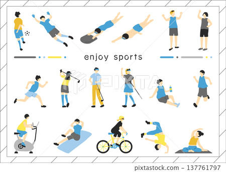 People who enjoy sports People who enjoy sports 137761797