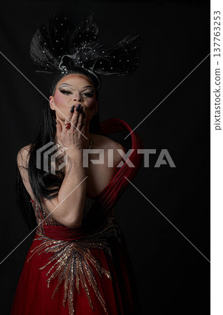 transvestite in studio transvestite in studio 137763253