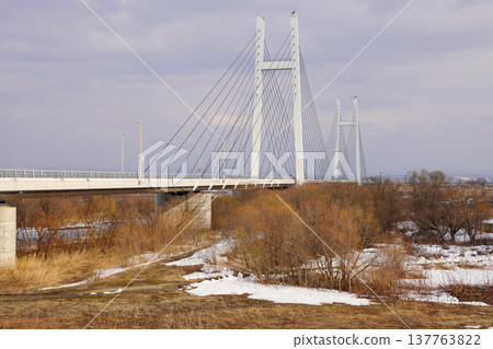 Springtime at Tappu Ohashi Bridge in Shinshinotsu Village (2026) Springtime at Tappu Ohashi Bridge in Shinshinotsu Village (2026) 137763822