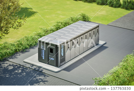 Energy storage system or battery container unit 137763830
