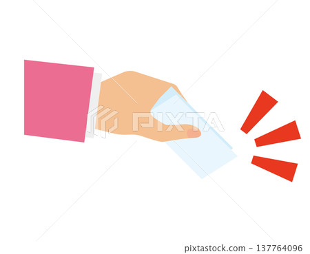 Illustration of voting in a ballot box (election icon) Illustration of voting in a ballot box (election icon) 137764096