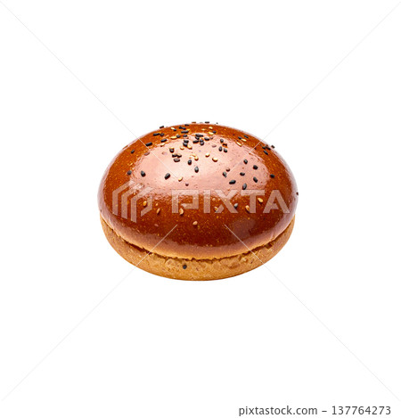 A delicious cheeseburger with juicy beef, fresh lettuce, and tomato on a sesame bun, placed against a white background. A delicious cheeseburger with juicy beef, fresh lettuce, and tomato on a sesame bun, placed against a white background. 137764273