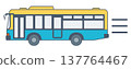 A bus in motion (with lines) 137764467