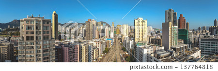 KOWLOON CITY, HONG KONG Dense urban district with mixed development March 14 2026 137764818