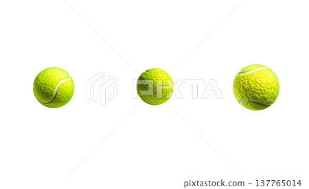 tennis ball isolated on white tennis ball isolated on white 137765014