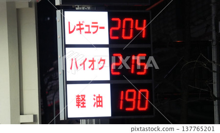 汽油價格飆漲和化石燃料成本上漲的畫面。 汽油價格飆漲和化石燃料成本上漲的畫面。 137765201