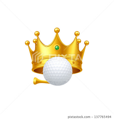 golden royal crown on a black background golden royal crown on a black background 137765494