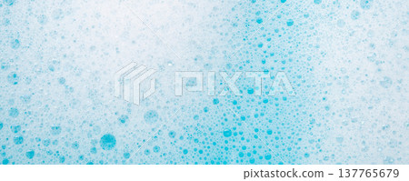 Abstract white soap foam bubbles texture background Abstract white soap foam bubbles texture background 137765679