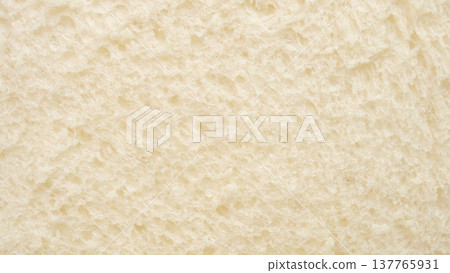 Macro bread slice texture pattern background close up Macro bread slice texture pattern background close up 137765931